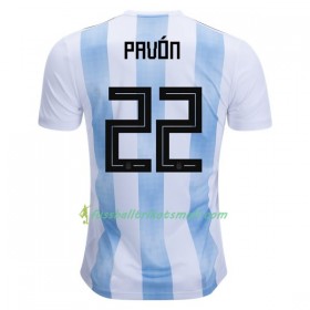 Günstige Fußballtrikots Argentinien Pavon 22 WM 2018 Heimtrikotsatz kaufen
